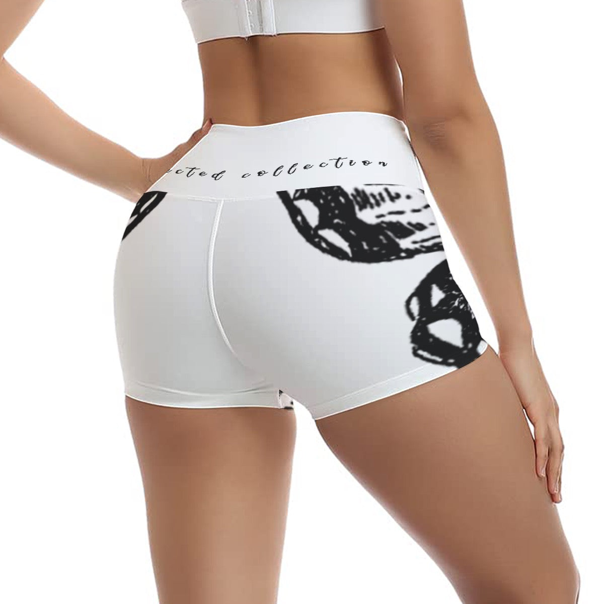 Butterfly Collection Women's Ultra-Short Yoga Shorts