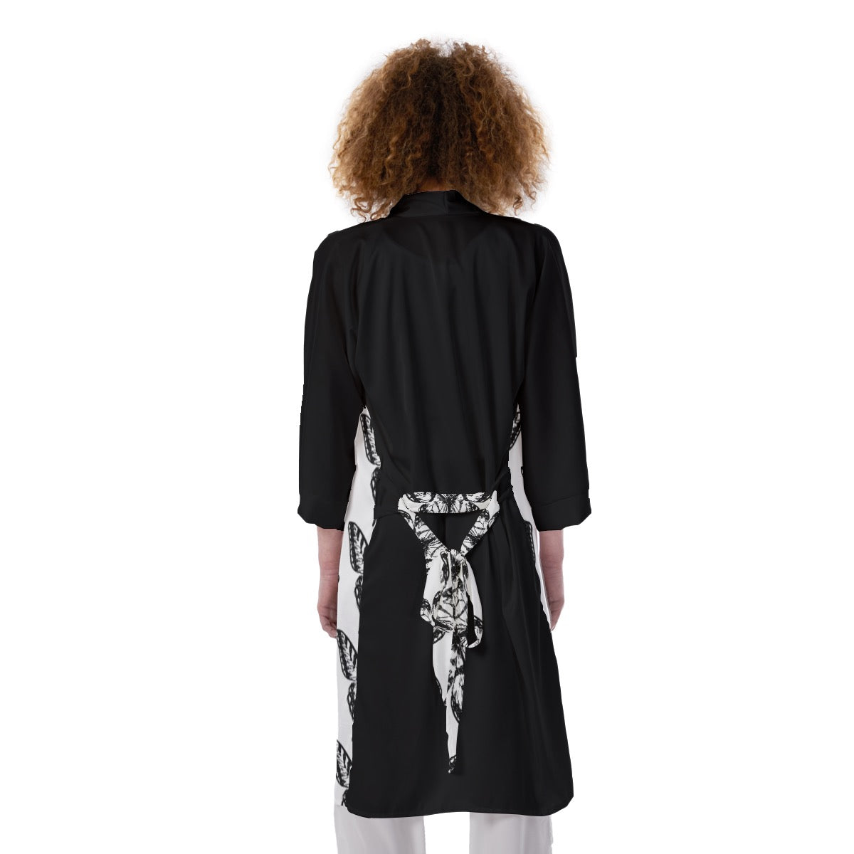 Butterfly Collection Women's Satin Kimono Robe