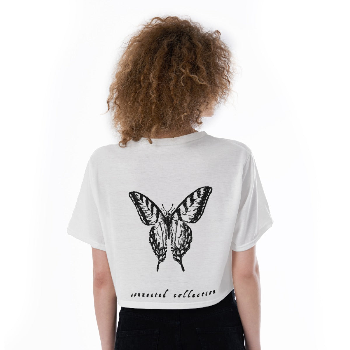 Butterfly Collection Cropped T-Shirt