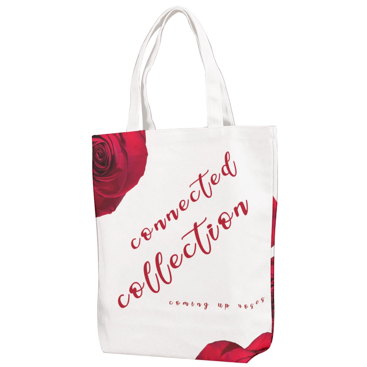 Coming Up Roses Canvas Bag With Shoulder Strap