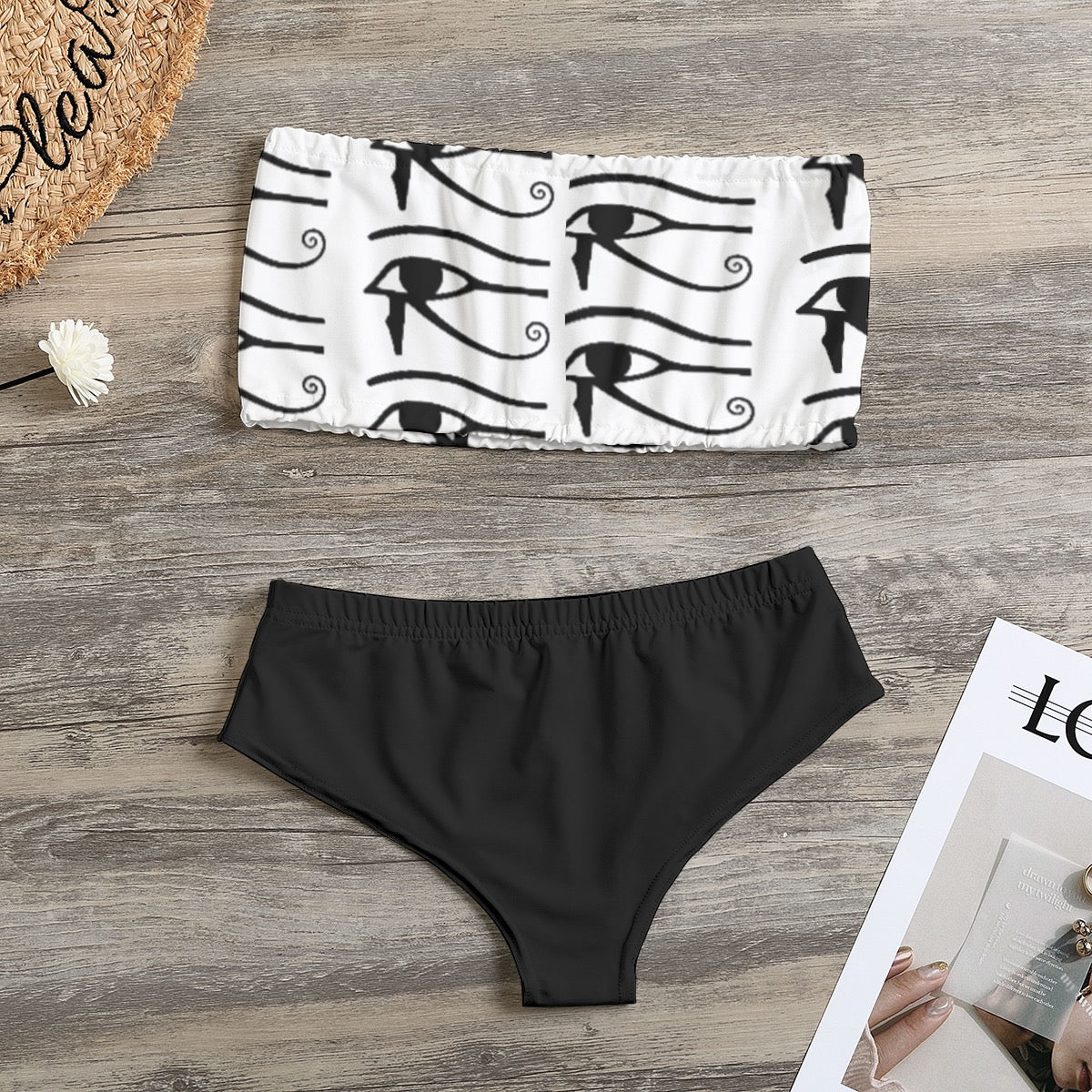 Protected Collection Women's Strapless Bikini Swimsuit