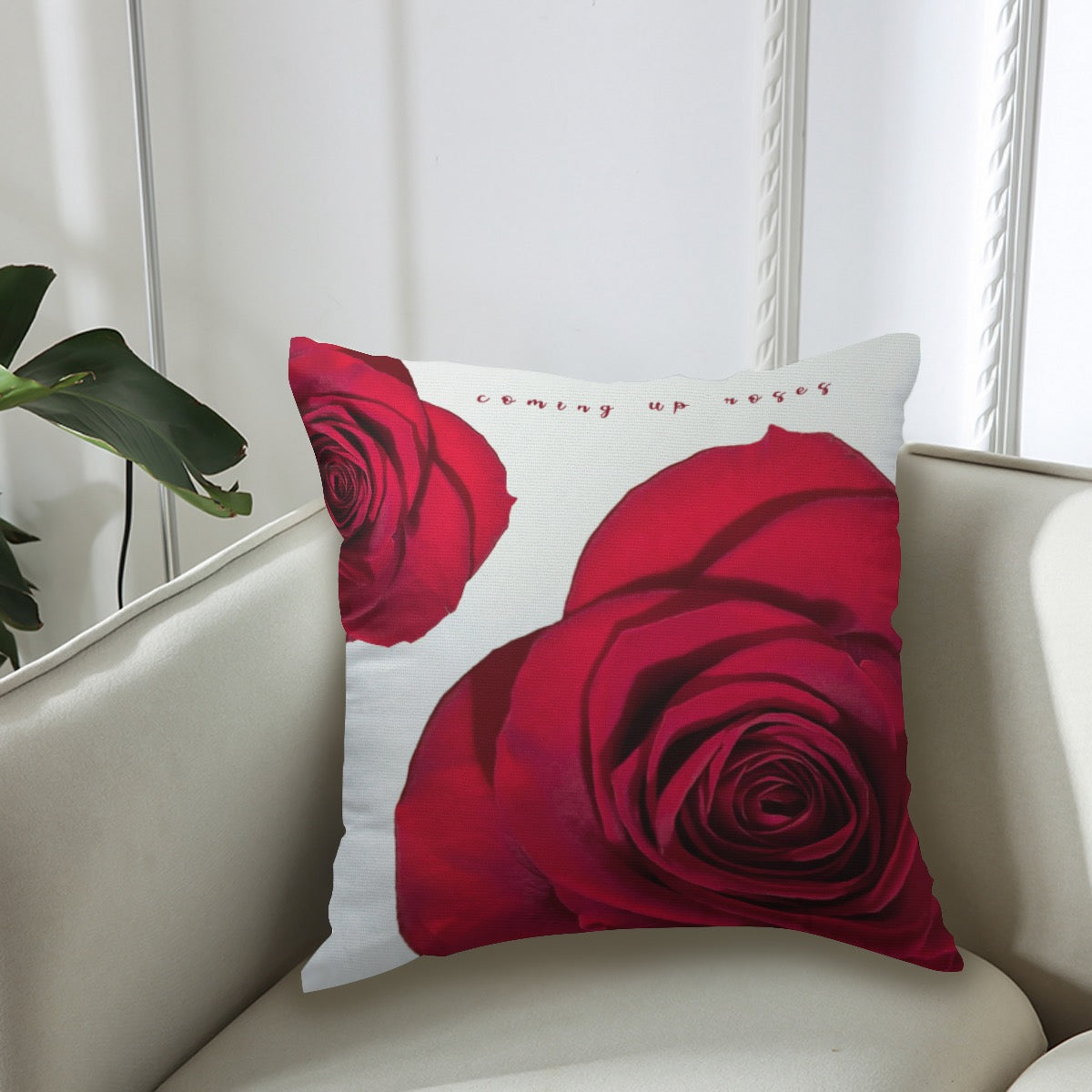 Coming Up Roses Couch Pillowcase
