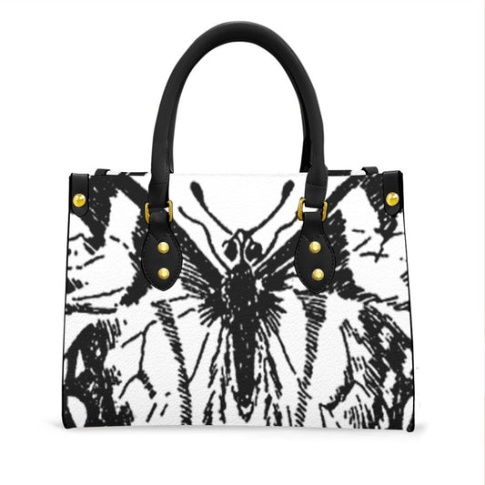 Women's Tote Bag With Black Handle