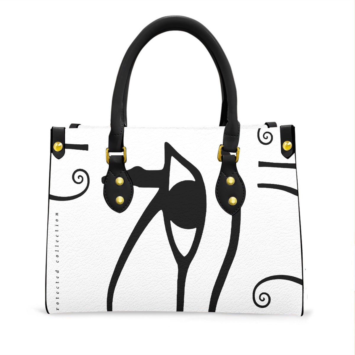 Protected Collection Women's Tote Bag With Black Handle