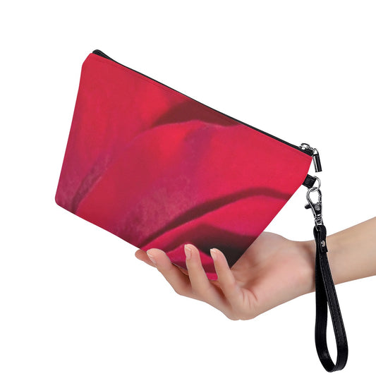 Coming Up Roses Cosmetic Bag With Black Handle