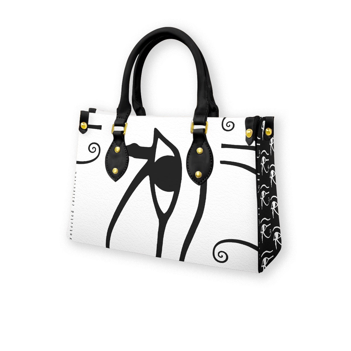 Protected Collection Women's Tote Bag With Black Handle