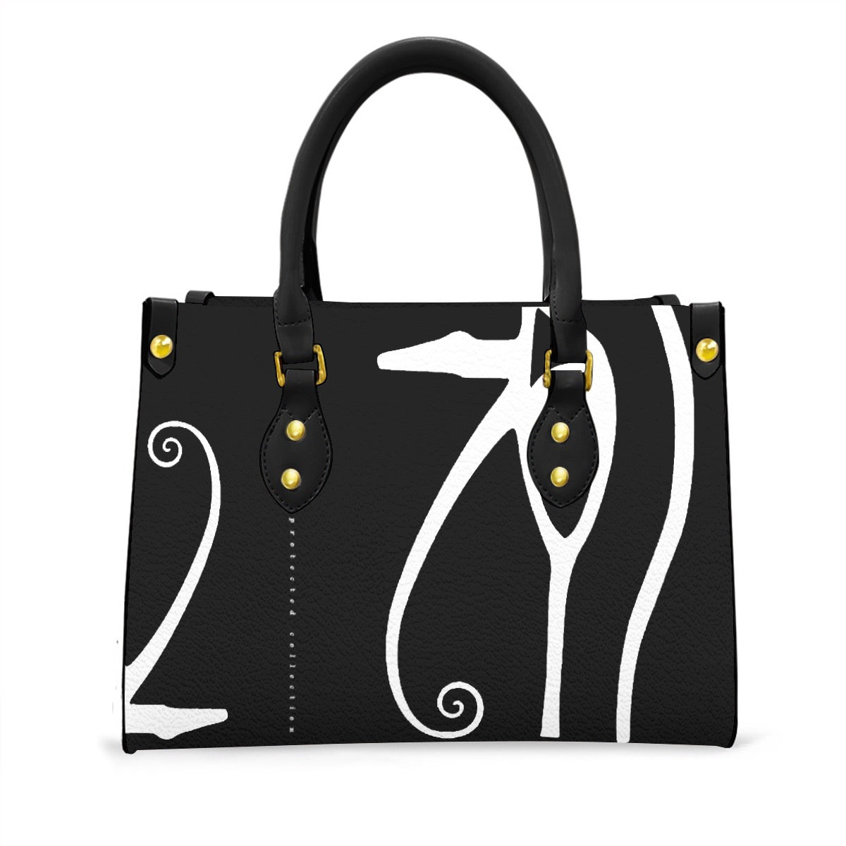 Protected Collection Women's Tote Bag With Black Handle