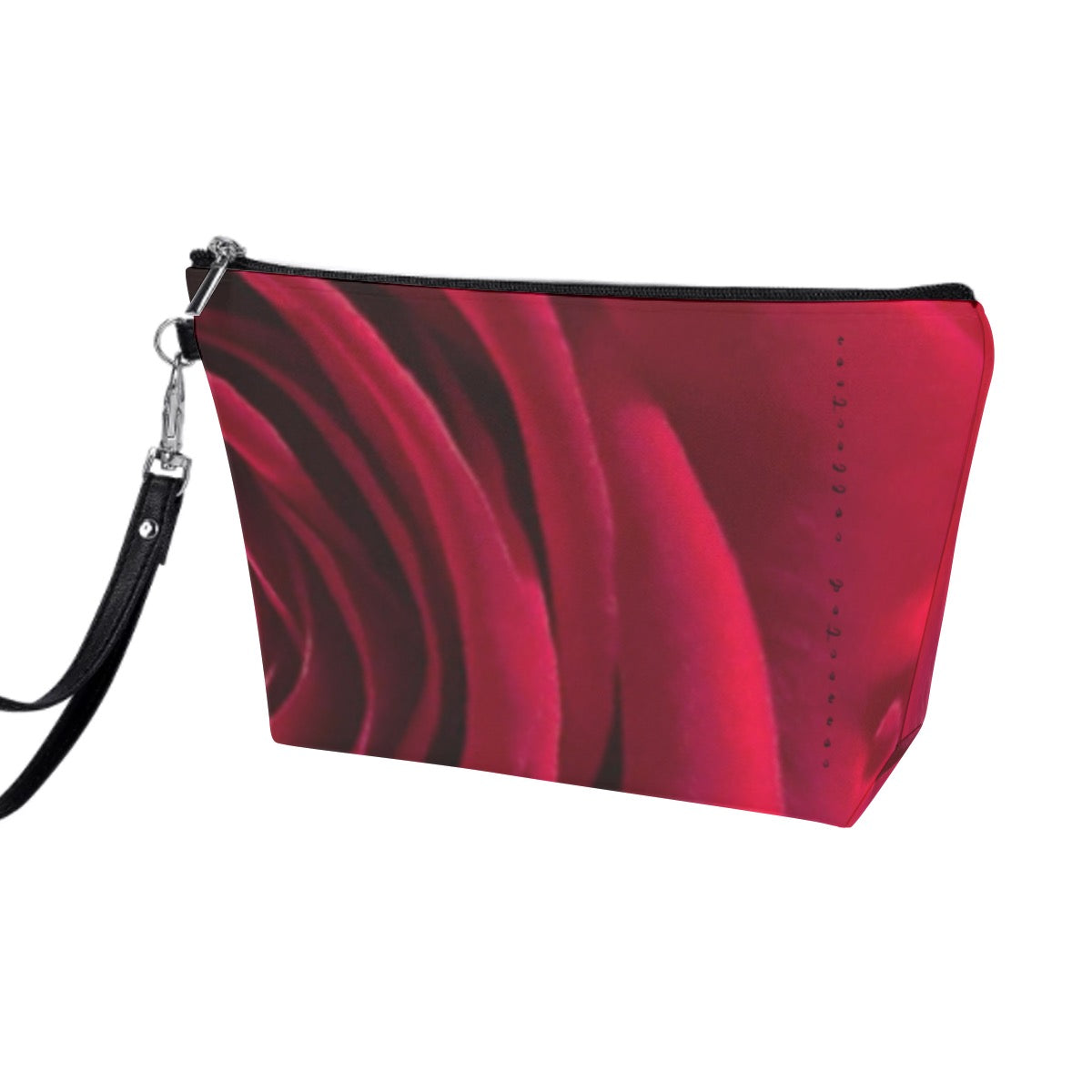 Coming Up Roses Cosmetic Bag With Black Handle
