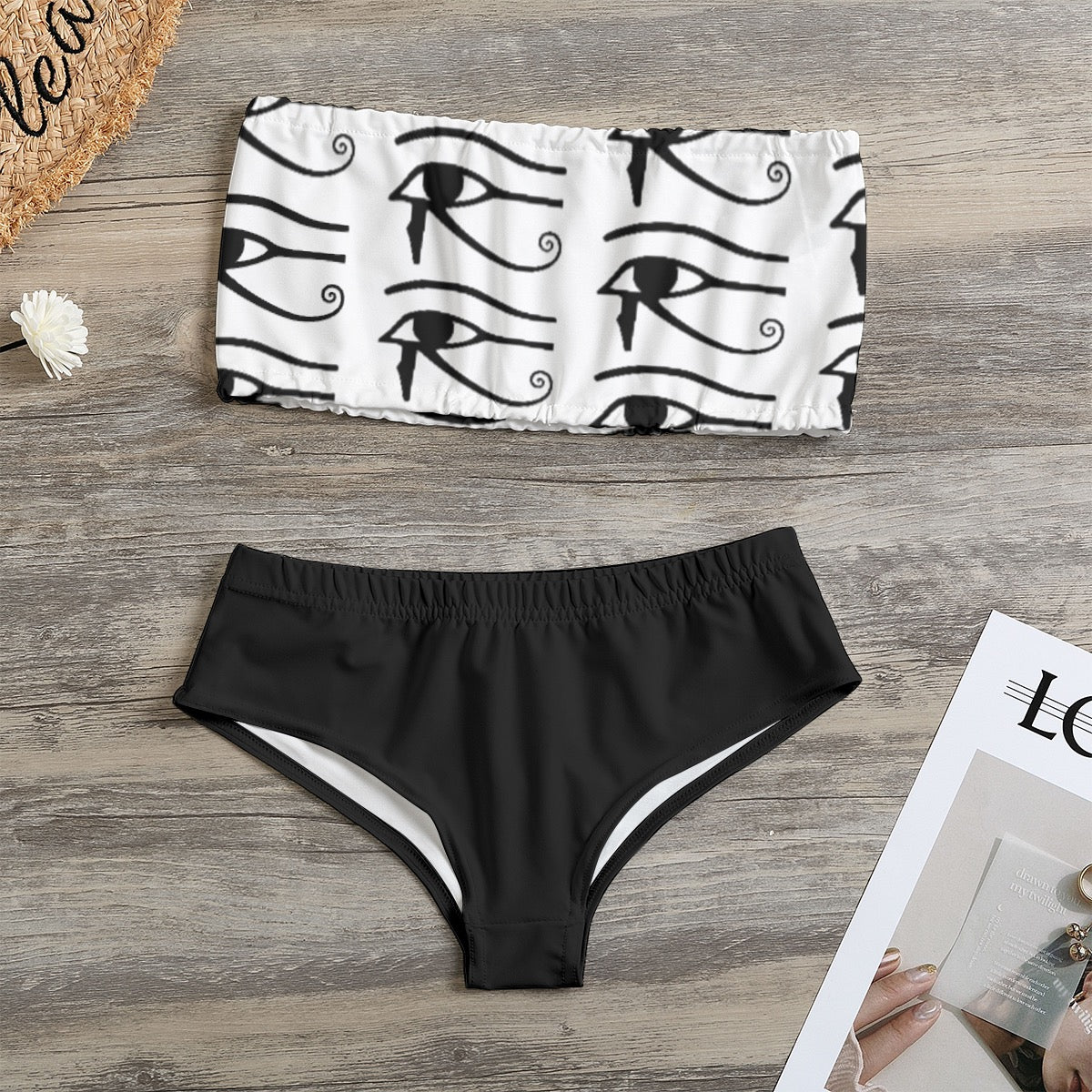 Protected Collection Women's Strapless Bikini Swimsuit